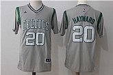 Boston Celtics #20 Gordon Hayward Gray Pride Swingman Jersey,baseball caps,new era cap wholesale,wholesale hats